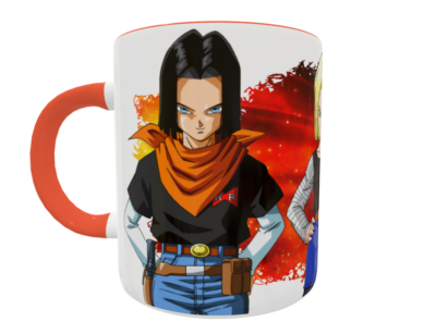Androide 17 y 18 Plantilla Editable para Taza - Imagen 8