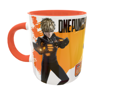 Genos, One Punch Man Plantilla Editable para Sublimación de Taza - Imagen 3