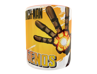 Genos, One Punch Man Plantilla Editable para Sublimación de Taza - Imagen 5
