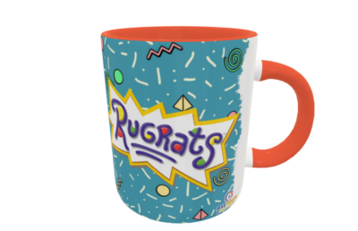 Aventuras en Pañales, Carlitos Plantilla Editable para Sublimación de Taza