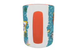Aventuras en Pañales, Carlitos Plantilla Editable para Sublimación de Taza