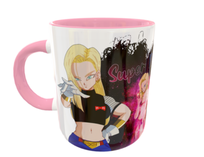 Súper Androide Número 18 Plantilla Editable para Taza - Imagen 8