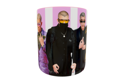 Bad Bunny Plantilla Editable para Taza