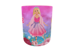 Barbie Plantilla Editable para Taza