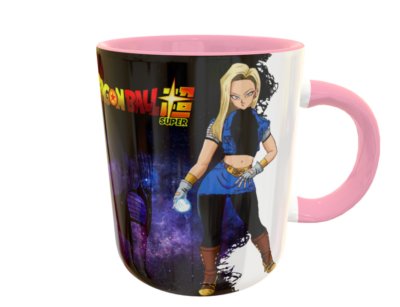 Súper Androide Número 18 Plantilla Editable para Taza - Imagen 9
