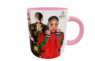 Bad Bunny Plantilla Editable para Taza
