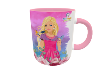 Barbie Plantilla Editable para Taza