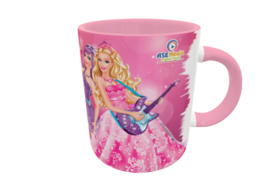 Barbie #02 Plantilla Editable para Taza