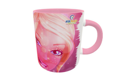 Barbie #03 Plantilla Editable para Taza