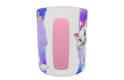 Aristogatos, Gatita Marie Plantilla Editable para Sublimación de Taza