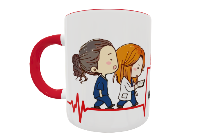 Anatomía de Grey, Eres mi Persona Plantilla Editable para Sublimación de Taza