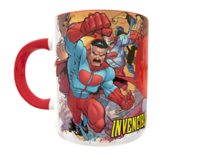 Alternative view of Invencible, Omni Man Plantilla Editable para Taza