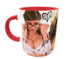 Mia Khalifa #03 Plantilla Editable para Taza