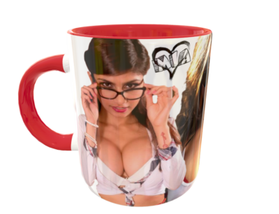 Mia Khalifa #03 Plantilla Editable para Taza