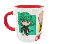 One Punch Man Chibi Plantilla Editable para Taza