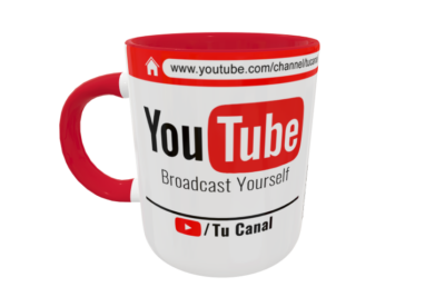Canal de Youtube Plantilla Editable para Taza - Imagen 3