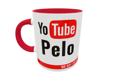Yotube Pelo Plantilla Editable para Taza
