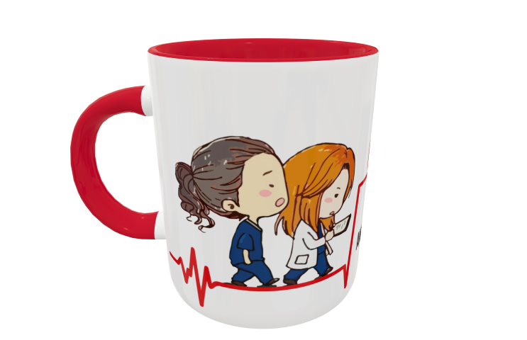 Anatomía de Grey, Eres mi Persona Plantilla Editable para Sublimación de Taza
