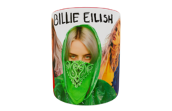 Billie Eilish Plantilla Editable para Taza