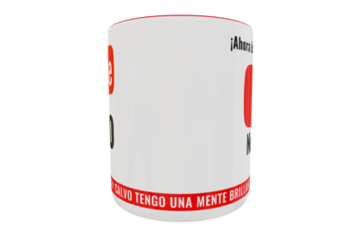 Yotube Pelo Plantilla Editable para Taza