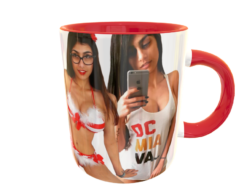 Mia Khalifa #03 Plantilla Editable para Taza