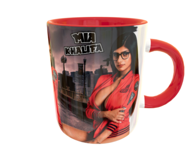 Mia Khalifa #02 Plantilla Editable para Taza - Imagen 5