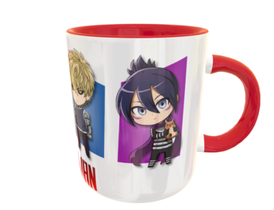 One Punch Man Chibi Plantilla Editable para Taza