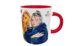 Billie Eilish Plantilla Editable para Taza