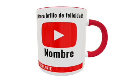 Yotube Pelo Plantilla Editable para Taza