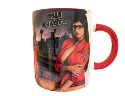 Mia Khalifa #02 Plantilla Editable para Taza - Imagen 6