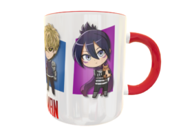 One Punch Man Chibi Plantilla Editable para Taza