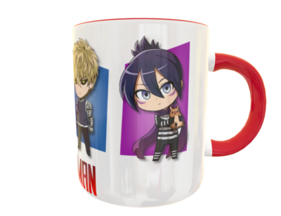 One Punch Man Chibi Plantilla Editable para Taza