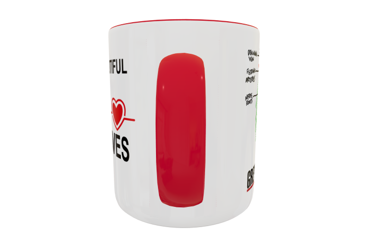 Anatomia de Grey Plantilla Editable para Sublimación de Taza