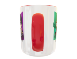 One Punch Man Chibi Plantilla Editable para Taza