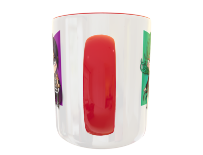 One Punch Man Chibi Plantilla Editable para Taza