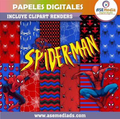 Spiderman Papel Digital Gratis