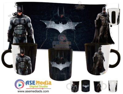 Batman Plantilla Editable para Taza