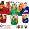 Billie Eilish Plantilla Editable para Taza