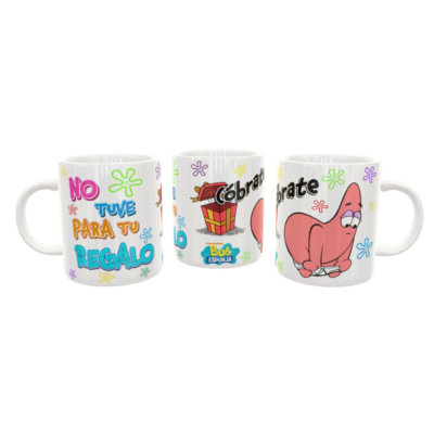 Patricio Estrella, Cóbrate Plantilla Editable para Taza - Imagen 8