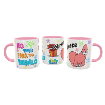 Patricio Estrella, Cóbrate Plantilla Editable para Taza - Imagen 6