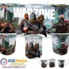 Call Of Duty War Zone Plantilla Editable para Taza