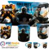 Call Of Duty Black Ops III Plantilla Editable para Taza