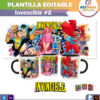 Invencible #02 Plantilla Editable para Taza