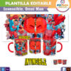 Invencible, Omni Man Plantilla Editable para Taza