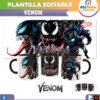 Venom Plantilla Editable para Taza Gratis