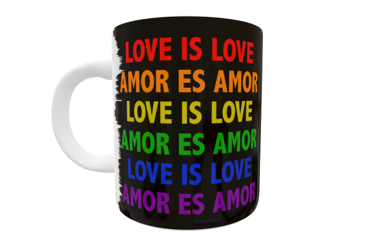 Mickey Mouse Love is Love Plantilla Editable para Taza - Imagen 9
