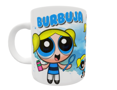 Chicas Súper Poderosas, Burbuja Plantilla Editable para Taza - Imagen 9
