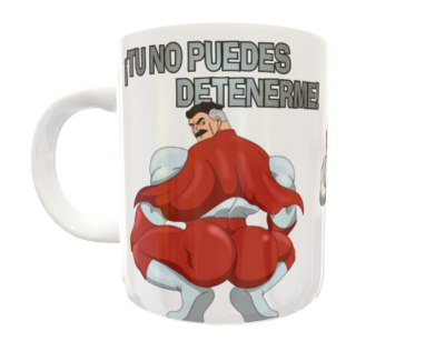 Alternative view of Omni Man, ¡Tú No Puedes Detenerme! Plantilla Editable para Taza
