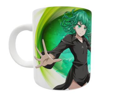 Tatsumaki, One Punch Man Plantilla Editable para Sublimación de Taza - Imagen 11