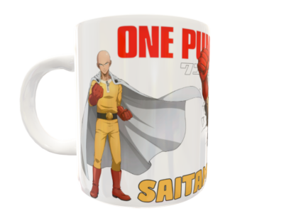 One Punch Man, Saitama Plantilla Editable para Sublimación de Taza - Imagen 9